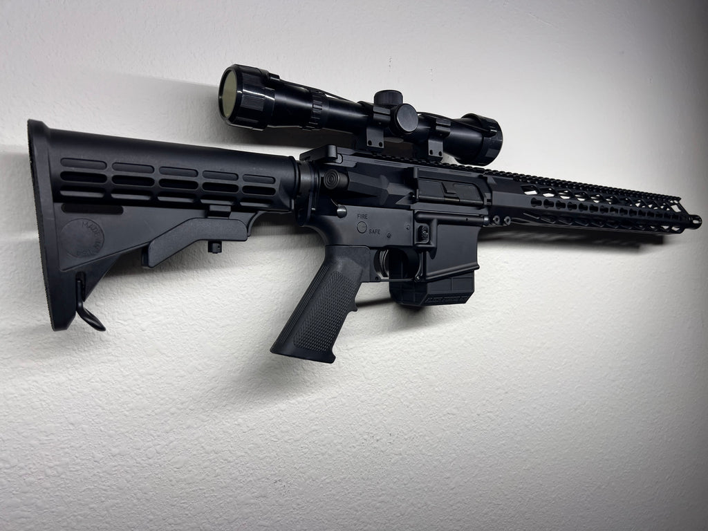 AR-15 Wall Mount (Left & Right Orientation), Horizontal and Vertical